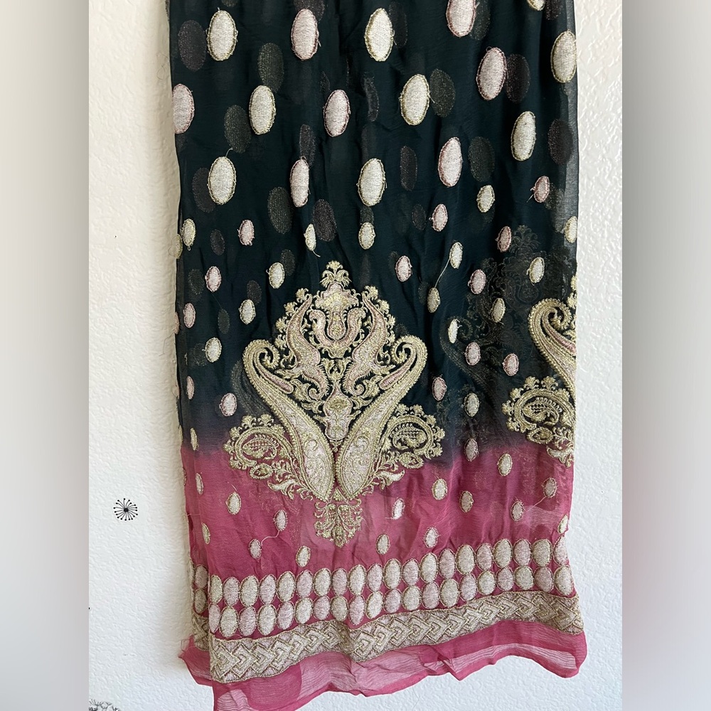 3 piece unstitched Indian Pakistani suit